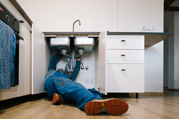 Professional Plumbing technician working in Albany, IN